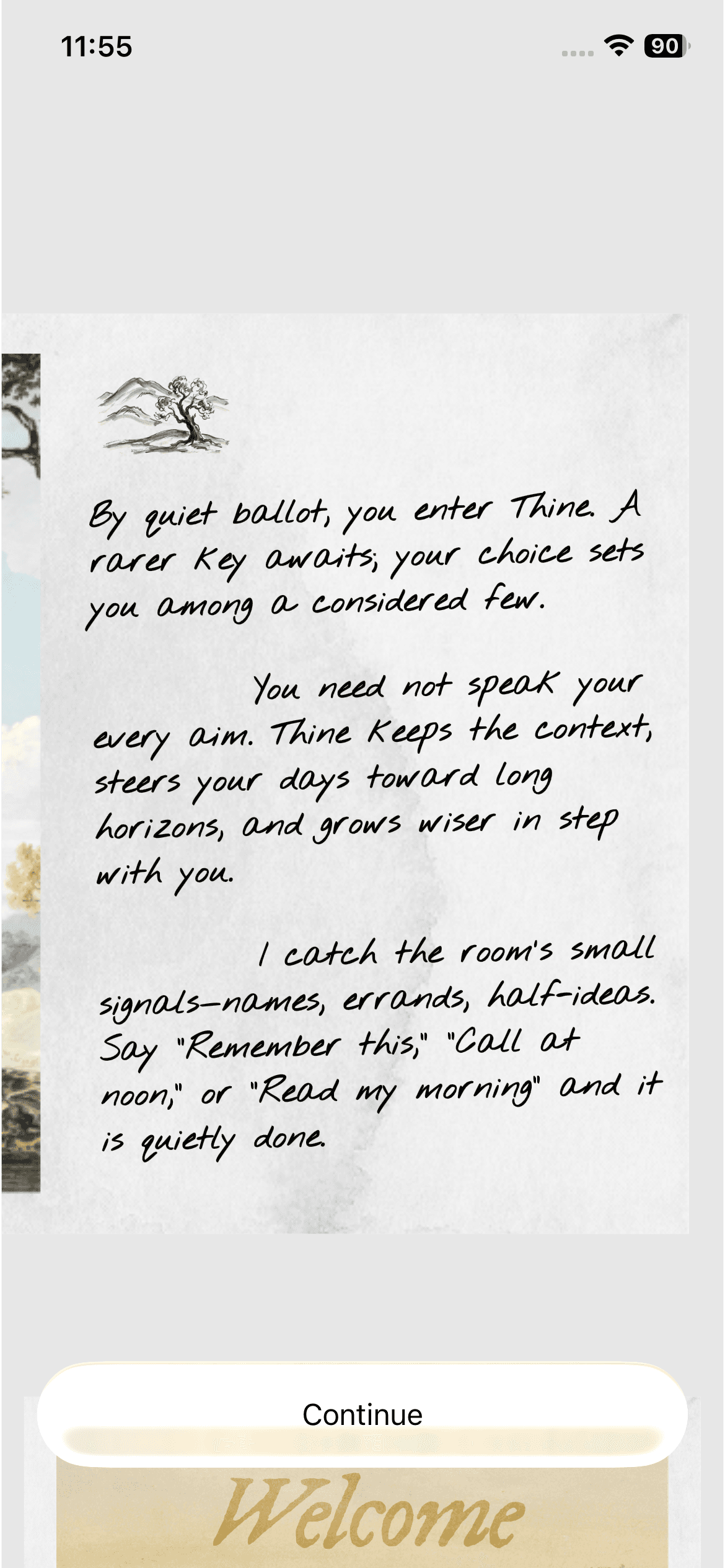 Thine: Personal AI Companion preview 3